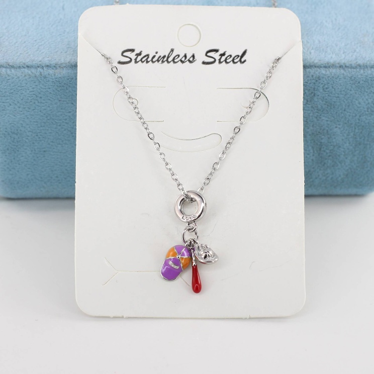 گردنبند دخترانه استیل مدل چارم عشق ابدی