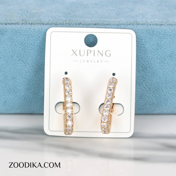 گوشواره پاپیون ژوپینگ مرواریدی رنگ ثابت