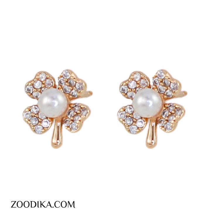 گوشواره میخی زنانه ژوپینگ مرواریدی کوچک