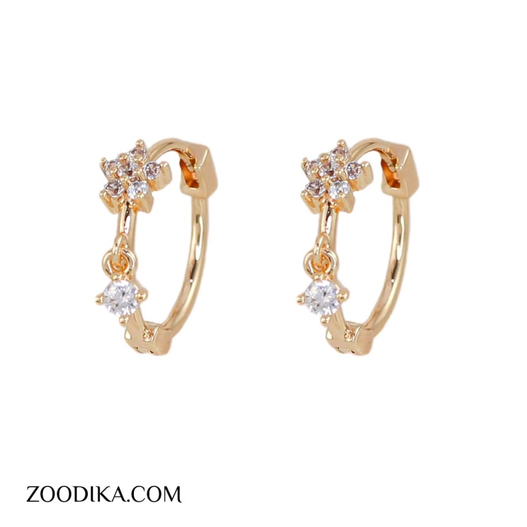 گوشواره بدل دخترانه مدل ستاره طلایی