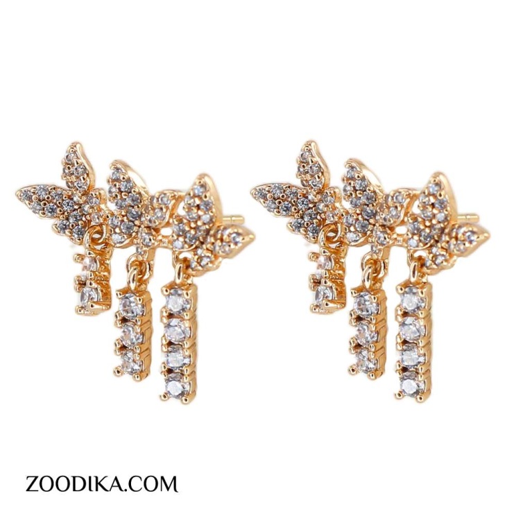 گوشواره ژوپینگ دخترانه مدل حلقه ای