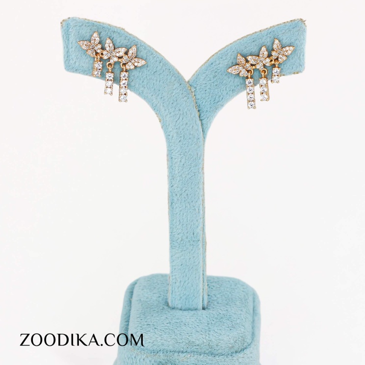 گوشواره ژوپینگ دخترانه مدل حلقه ای