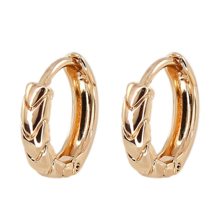 گوشواره ژوپینگ حلقه ای مدل آویز گل