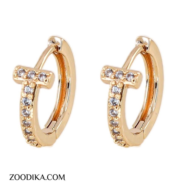 گوشواره حلقه ای زنانه ژوپینگ مینیمال