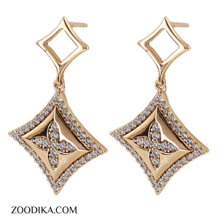 گوشواره حلقه ای ژوپینگ مدل قلب مینیمال