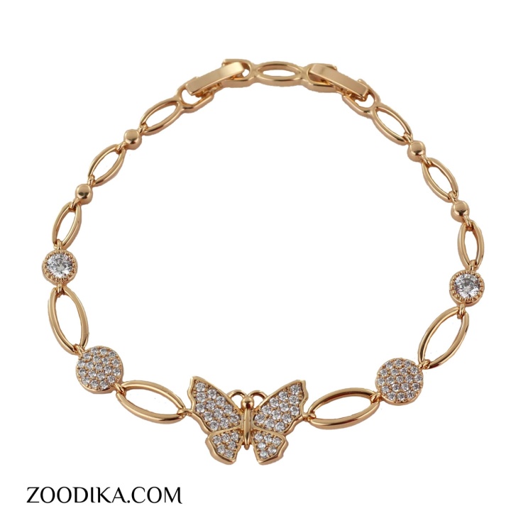 دستبند زنانه ژوپینگ مدل پروانه کد AAD-246
