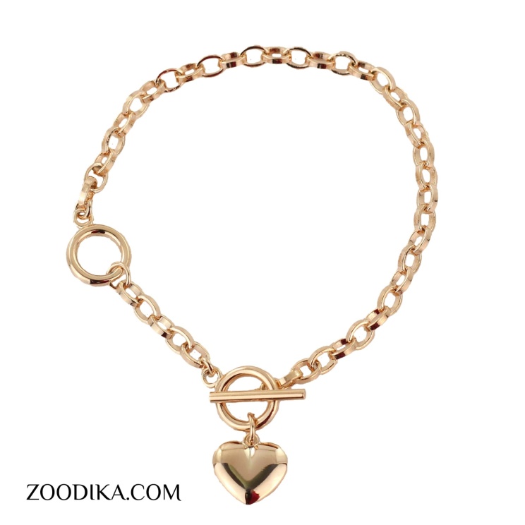 دستبند زنانه ژوپینگ مدل قلب کد AAD-247