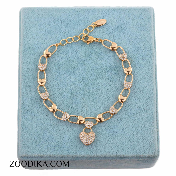 دستبند زنانه ژوپینگ مدل قلب کد AAD-380