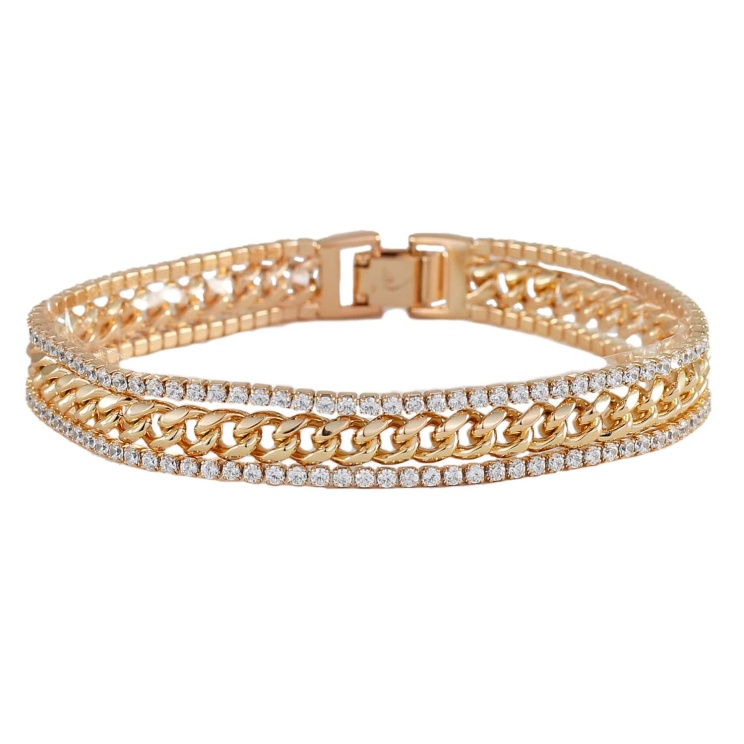 دستبند کارتیه ژوپینگ سه لاین