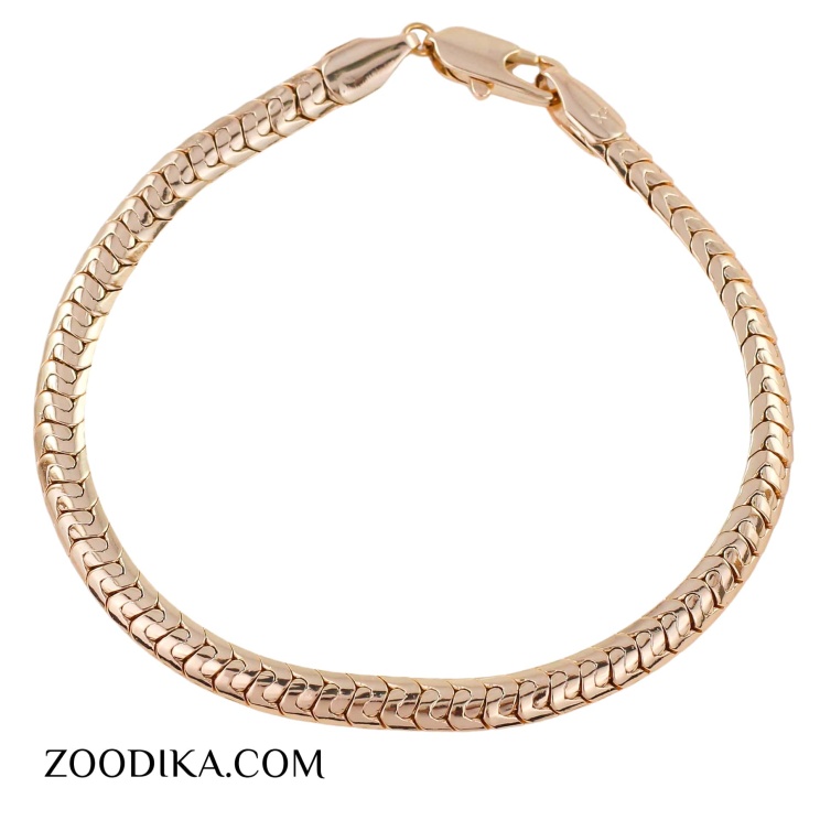 دستبند ماری ژوپینگ طلایی رنگ ثابت