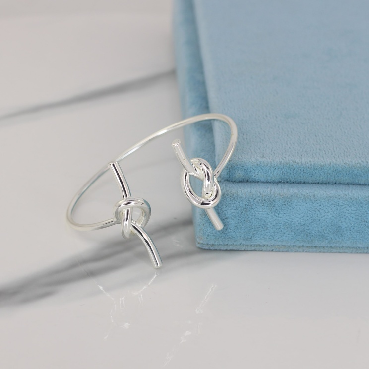 بنگل استیل فشن ساده مدل گره جدید