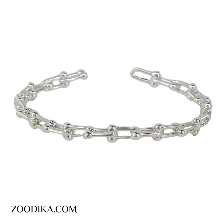 بنگل دخترانه فشن طرح تیفانی رنگ ثابت فری سایز