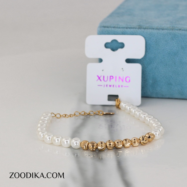 دستبند ژوپینگ گوی و مروارید شیک