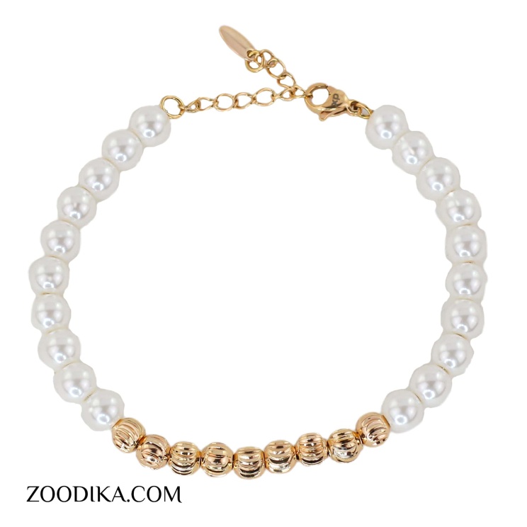 دستبند ژوپینگ گوی و مروارید شیک