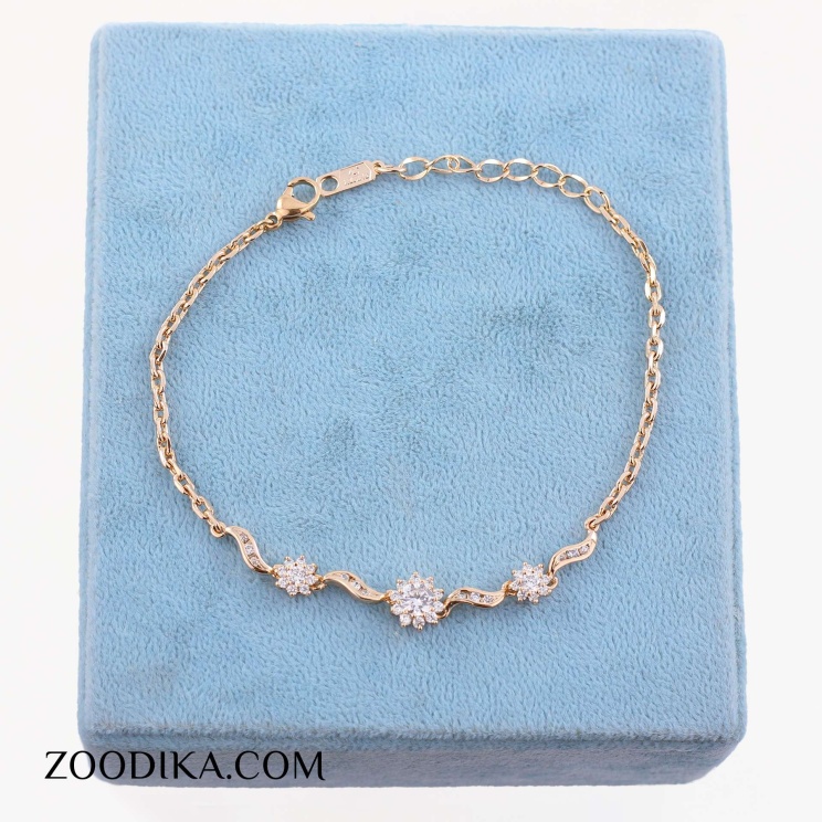 دستبند دخترانه ژوپینگ زنانه خفن طرح گل