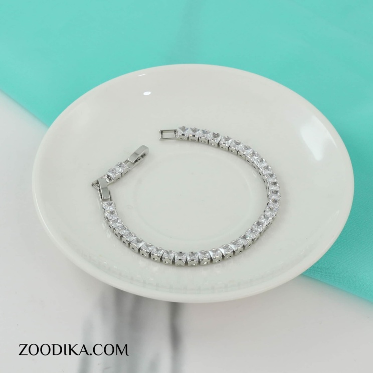 دستبند زنانه جواهری استیل کد AAD-97