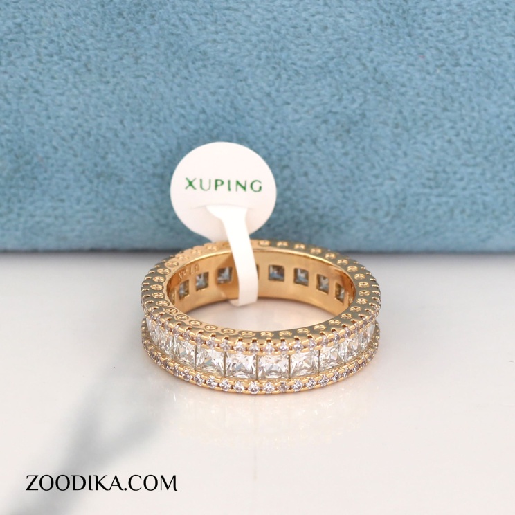 انگشتر بدل ژوپینگ پرنگین طلایی رنگ ثابت