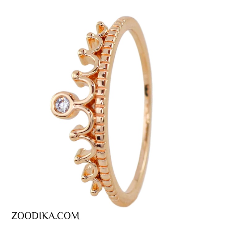 انگشتر بدل دخترانه مدل تاج خفن ژوپینگ