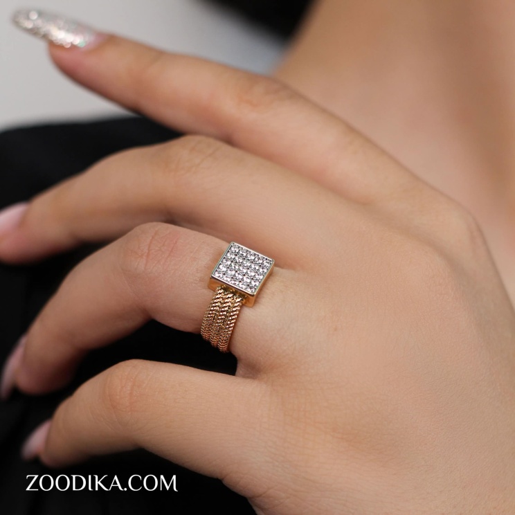 حلقه زنانه فاخر ژوپینگ کد S1AAE-2