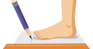 اندازه‌گیری سایز پا | راهنمای سایز پا