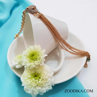 دستبند زنانه ژوپینگ مدل پلنگ کد S1AAD-28-1